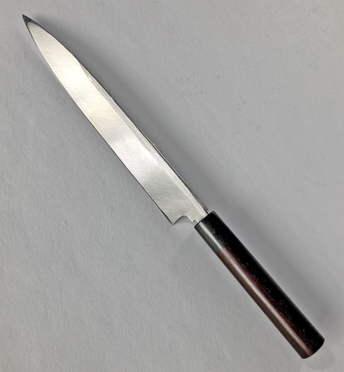 仙助 包丁 柳刃包丁 刺身包丁 270mm 銀三 ステンレス 紫檀シノギ柄 仙助 包丁 柳刃包丁 刺身包丁 270mm 銀三 ステンレス 紫檀シノギ